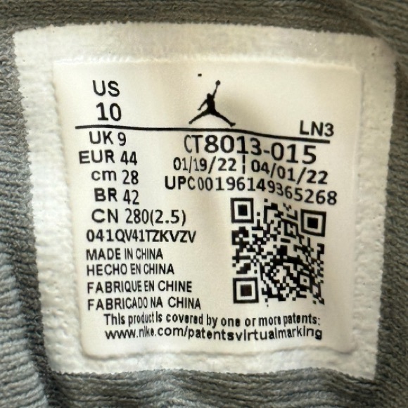 AIR JORDAN 12 - RETRO “STEALTH” - Picture 9 of 9